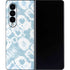 Blue Tie Dye Galaxy Z Fold4 5G Skin